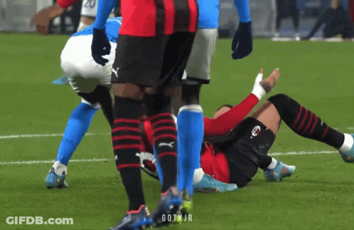 Soccer Player Laying On Ground With Gotkjr GIF