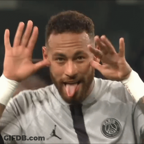 Soccer Player Making Funny Face GIF