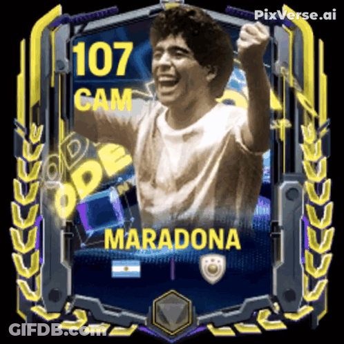 Soccer Player Maradona GIF