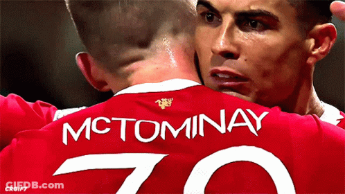 Soccer Player McTominay Jersey GIF