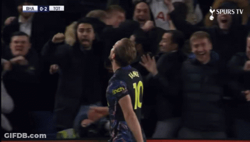 Soccer Player Number 10 Celebrating Goal GIF