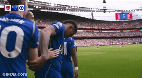 Soccer Player Number 10 Hugging Another Player GIF