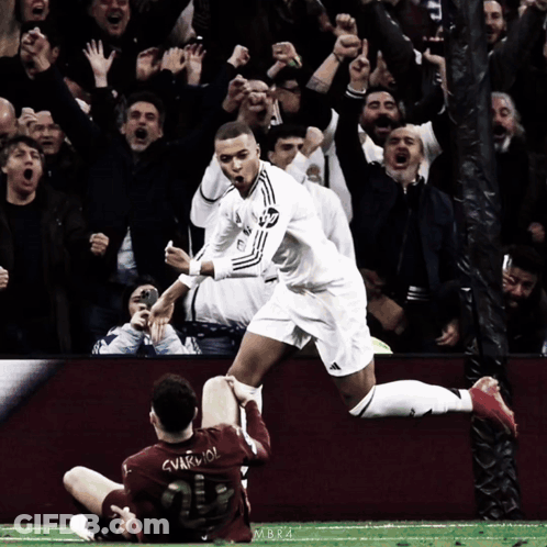 Soccer Player Number 10 Kicks Ball GIF