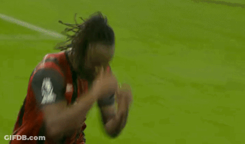 Soccer Player Number 10 Lying On Ground GIF