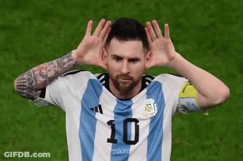 Soccer Player Number 10 Making Funny Face GIF