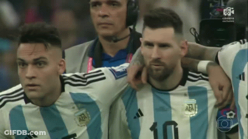 Soccer Player Number 10 Next To Another Player GIF