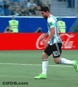 Soccer Player Number 10 Running On Field GIF