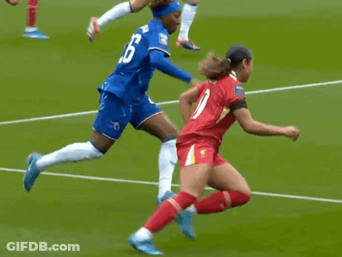 Soccer Player Number 10 Running Toward Ball GIF