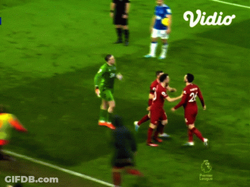Soccer Player Number 10 Shakes Hands With Player GIF