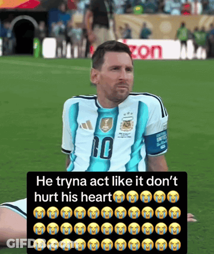 Soccer Player Number 10 Sitting On Ground GIF