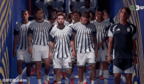 Soccer Player Number 10 Walking GIF