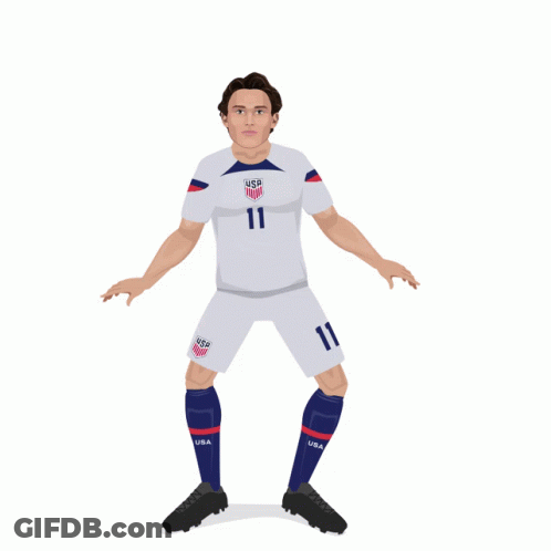 Soccer Player Number 11 GIF