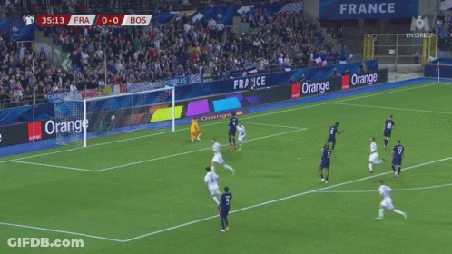 Soccer Player Number 11 Celebrating GIF