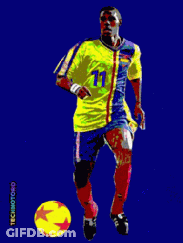 Soccer Player Number 11 GIF