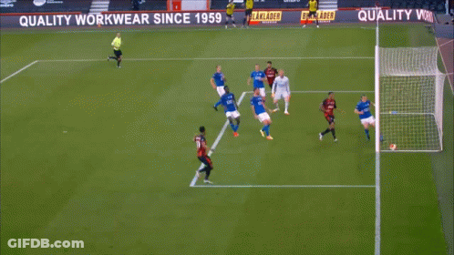 Soccer Player Number 11 Kicking Ball GIF