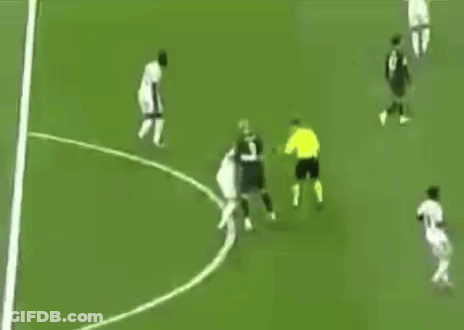Soccer Player Number 11 Lying On Field GIF