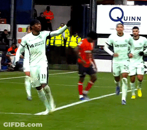 Soccer Player Number 11 Running On Field GIF
