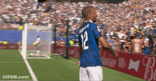 Soccer Player Number 12 GIF