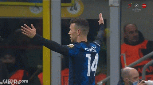 Soccer Player Number 14 GIF