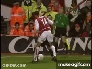 Soccer Player Number 14 Kicking Ball GIF