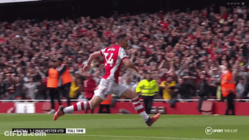 Soccer Player Number 14 GIF