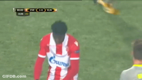 Soccer Player Number 14 GIF