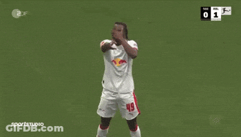 Soccer Player Number 14 Running GIF