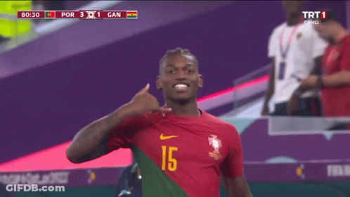 Soccer Player Number 15 Hand Gesture GIF
