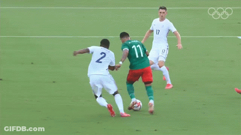 Soccer Player Number 15 Kneeling GIF