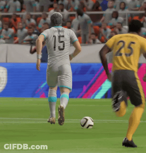 Soccer Player Number 15 GIF