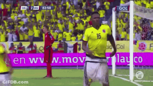 Soccer Player Number 16 GIF
