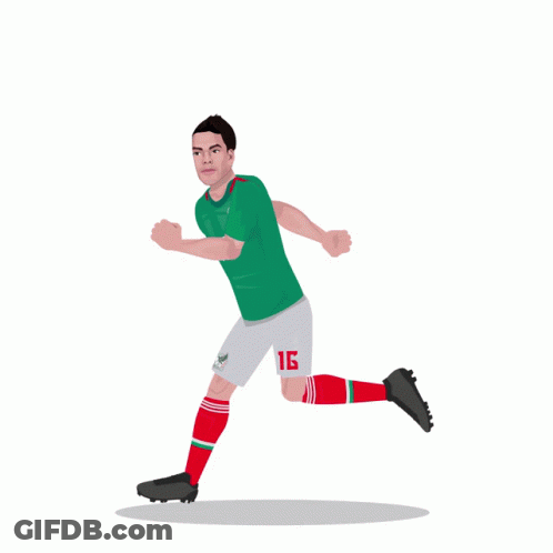 Soccer Player Number 16 GIF