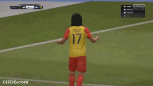 Soccer Player Number 17 GIF