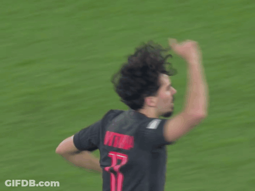 Soccer Player Number 17 GIF