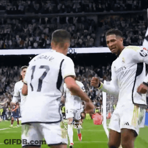 Soccer Player Number 17 GIF