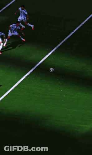 Soccer Player Number 18 Jumping In Air GIF
