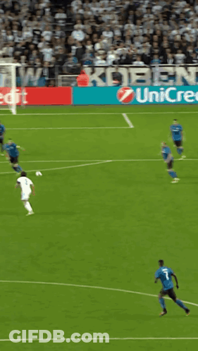 Soccer Player Number 18 Kicking Ball GIF