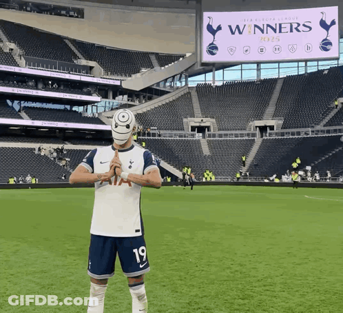 Soccer Player Number 19 On Field GIF