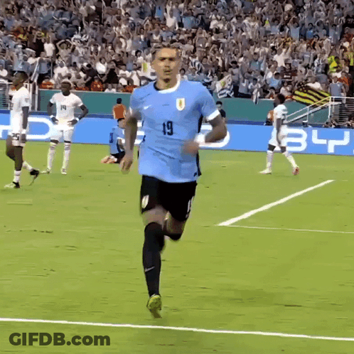 Soccer Player Number 19 GIF