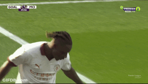 Soccer Player Number 19 Running GIF
