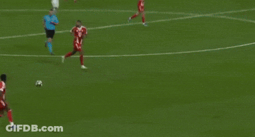 Soccer Player Number 19 Running On Field GIF