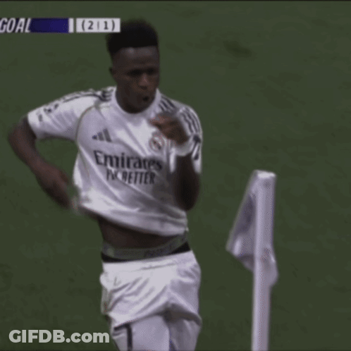 Soccer Player Number 2 Celebrating Goal GIF