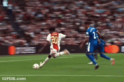 Soccer Player Number 2 Kicking Ball GIF