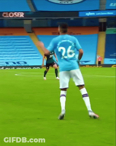 Soccer Player Number 20 Kicking Ball GIF