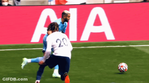 Soccer Player Number 20 Kicking Ball GIF