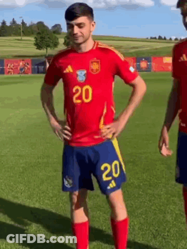 Soccer Player Number 20 On Field GIF
