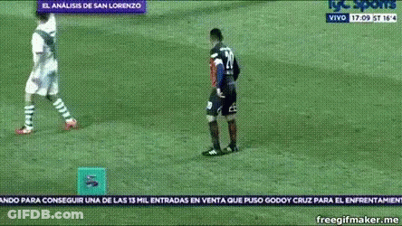 Soccer Player Number 20 Running GIF