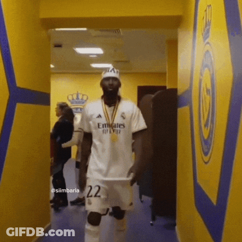 Soccer Player Number 22 On Shirt GIF