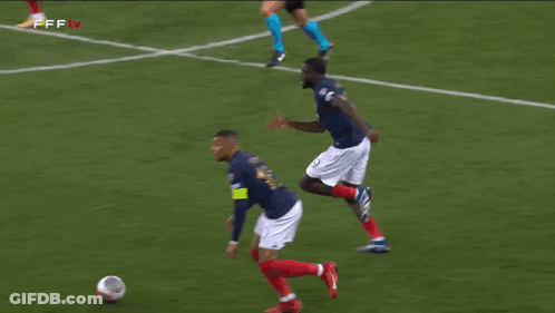 Soccer Player Number 23 Dives For Goal GIF