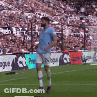 Soccer Player Number 23 Holding Trophy GIF